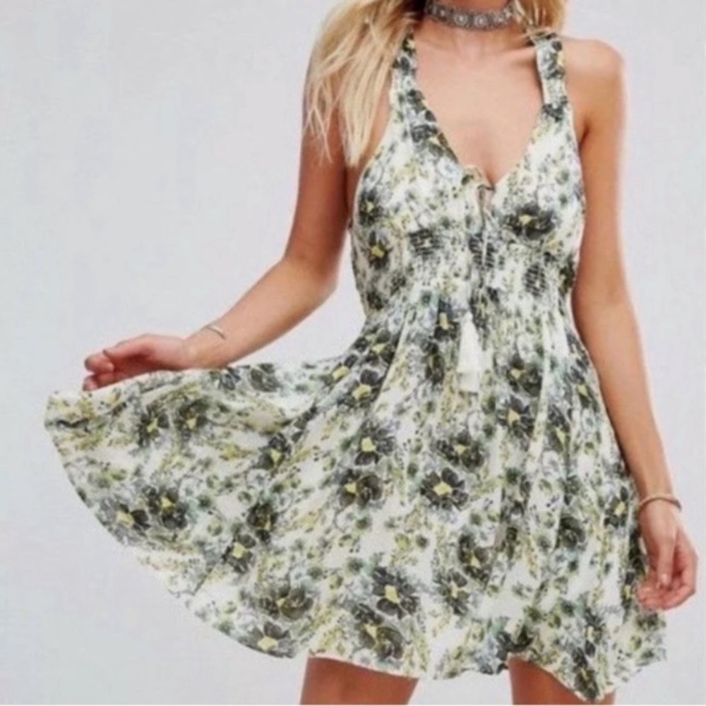 Free People Floral Print Dress